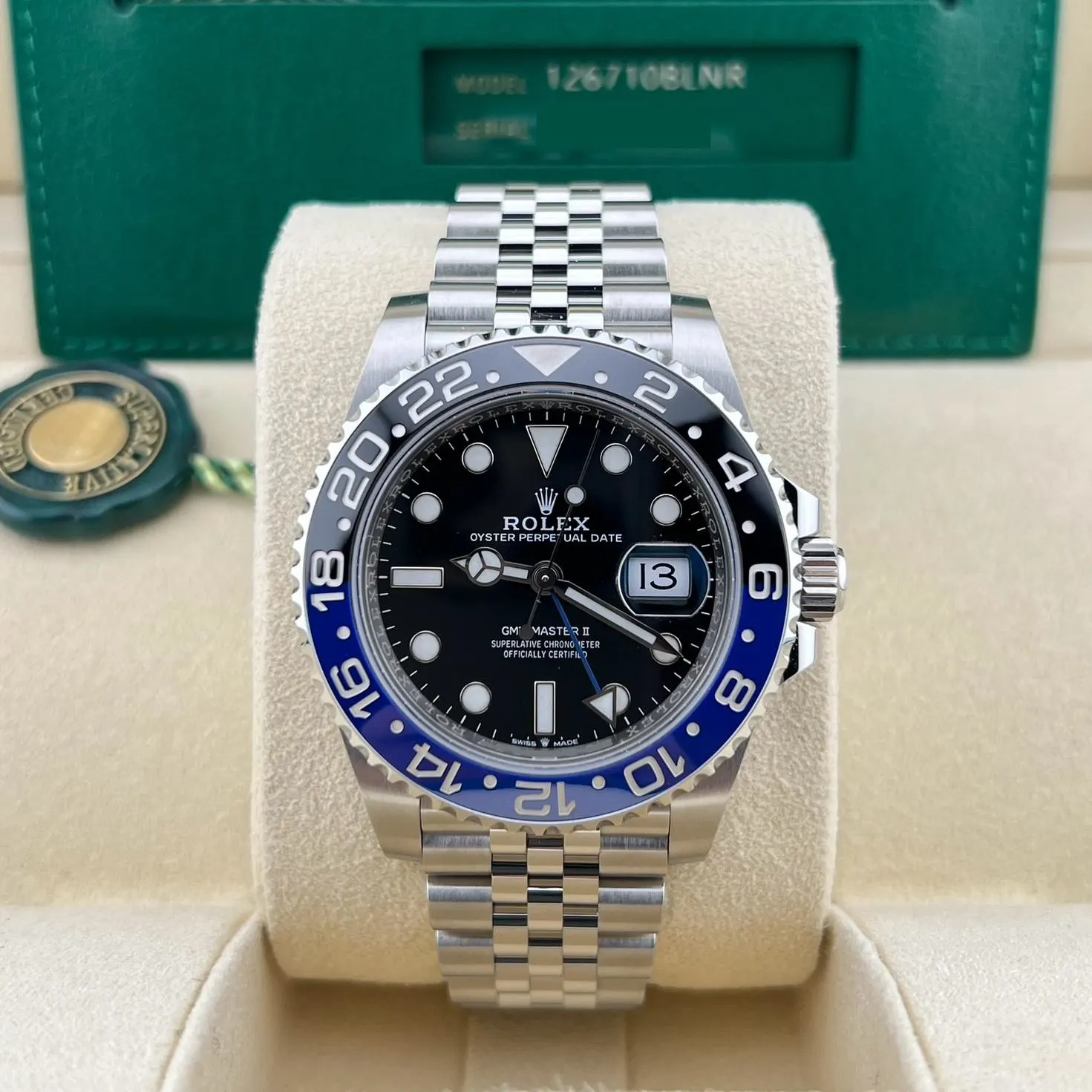 2022 Rolex GMT-Master II "Batgirl"2022 Rolex GMT-Master II "Batgirl"