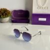 Branded Sunglasses Side Cap Silver Blue