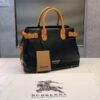 Branded Burbery Banner Print Bag Black