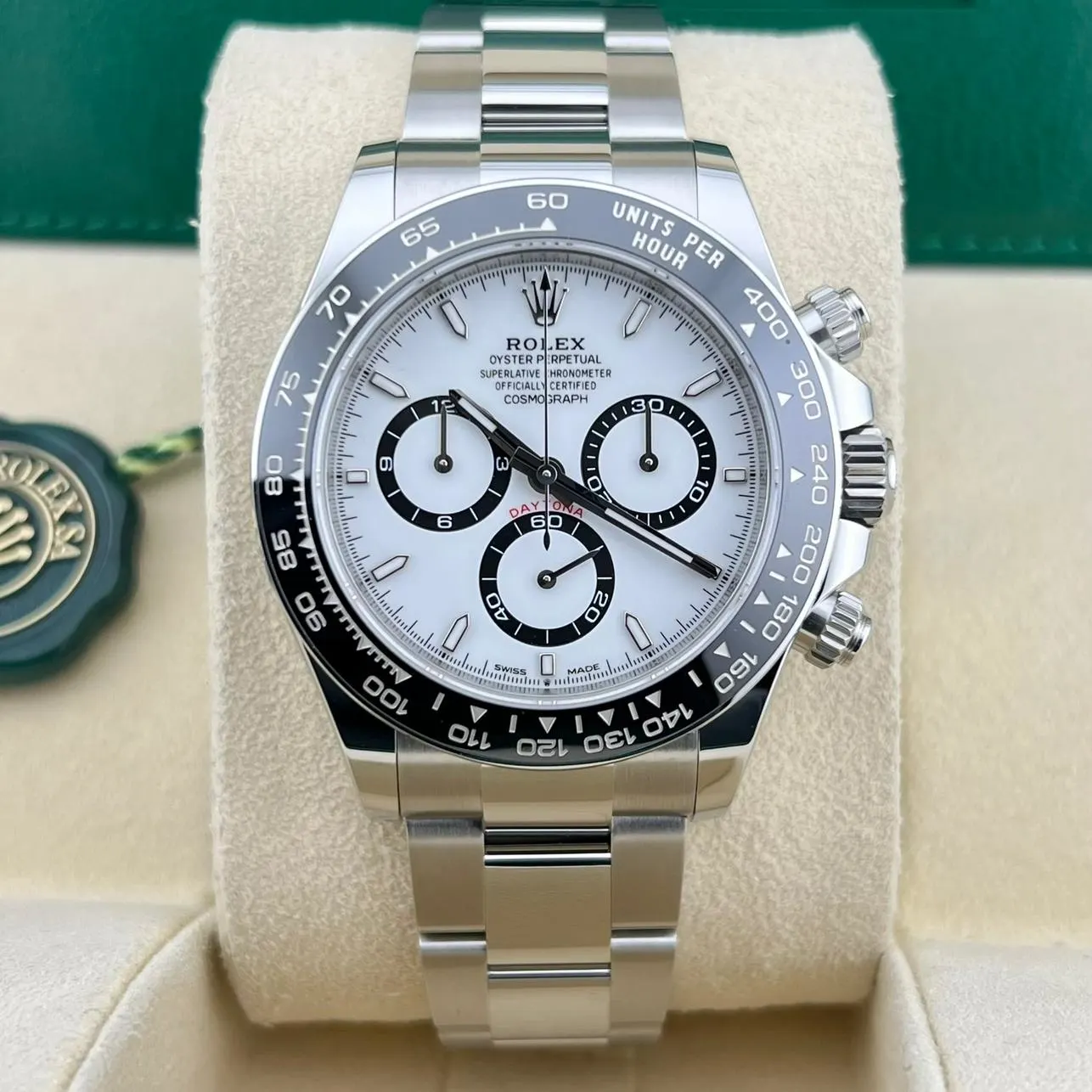 2024 Rolex Daytona Steel / Ceramic / White / Oyster