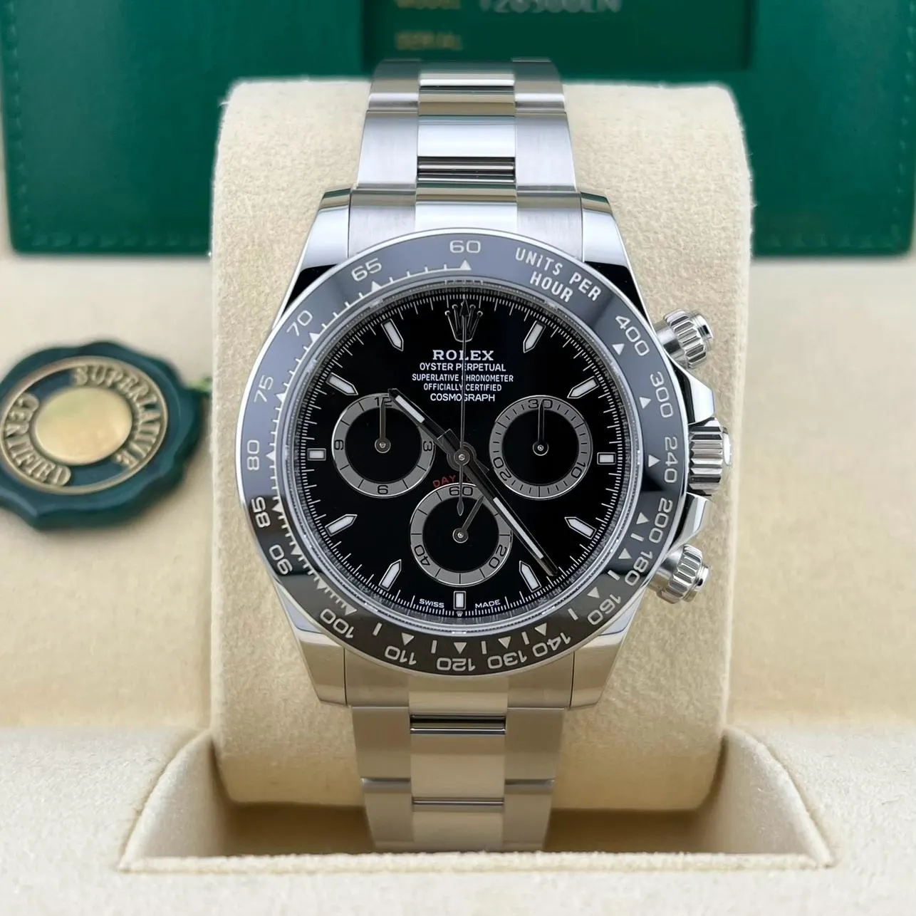 2024 Rolex Daytona Steel / Ceramic / Black / Oyster