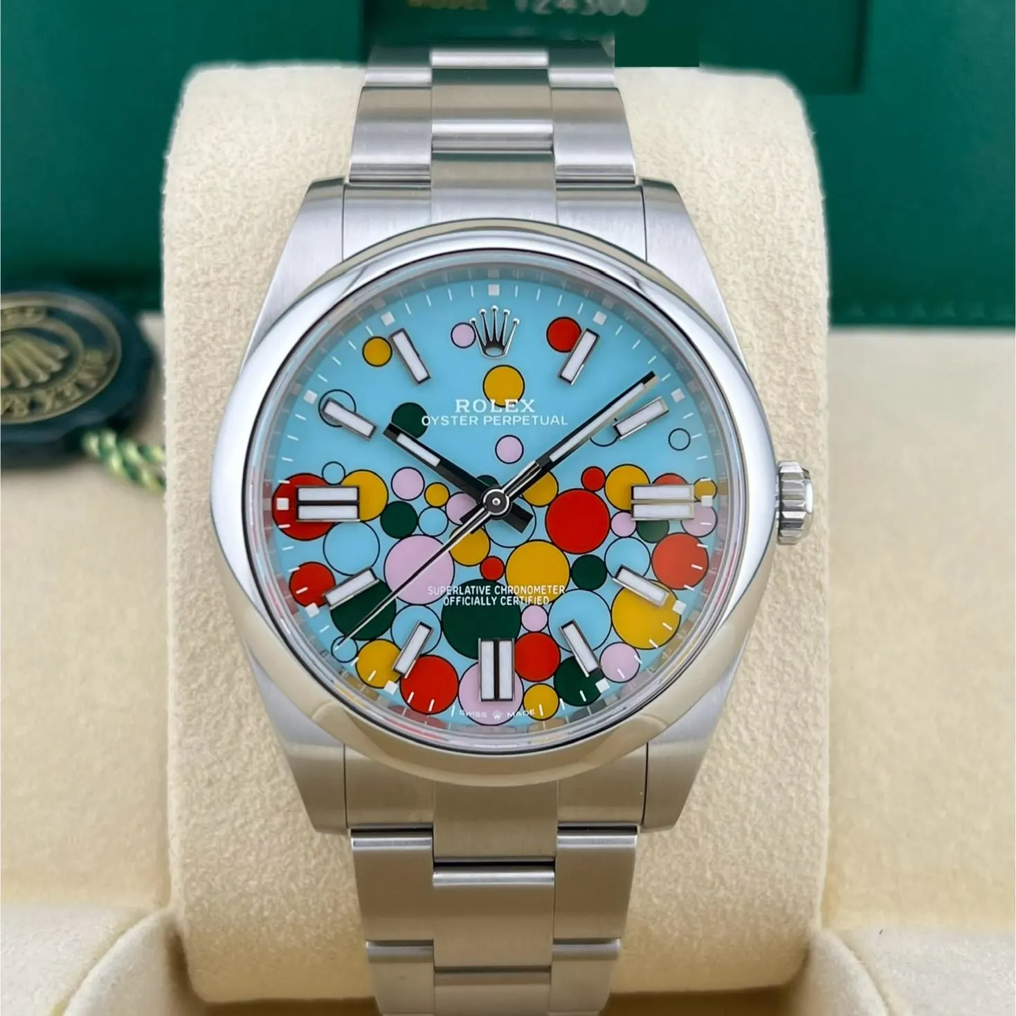 2024 Rolex Oyster Perpetual 41 Celebration-Motif