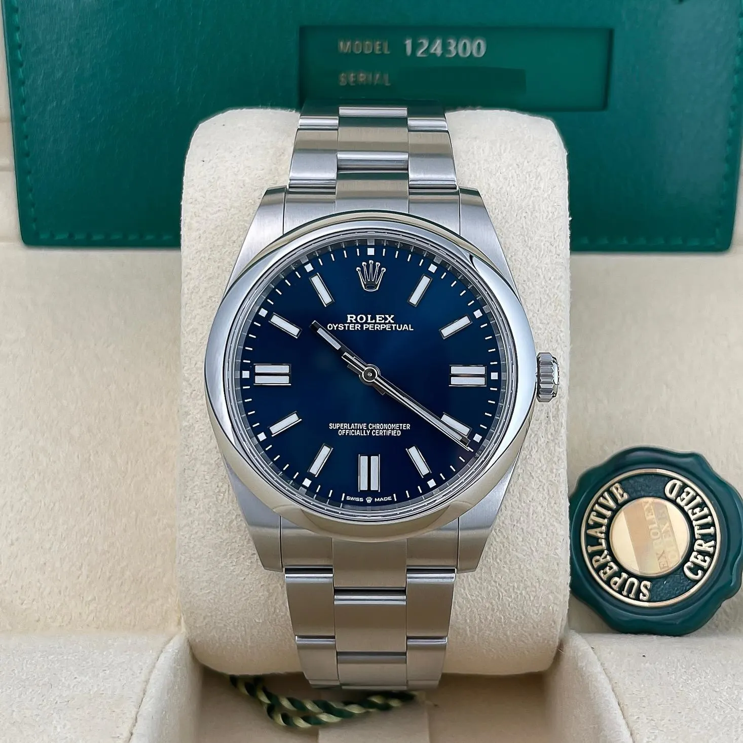 2022 Rolex Oyster Perpetual 41 Blue