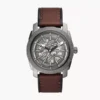 FOSSIL MACHINE AUTOMATIC BROWN LEATHER