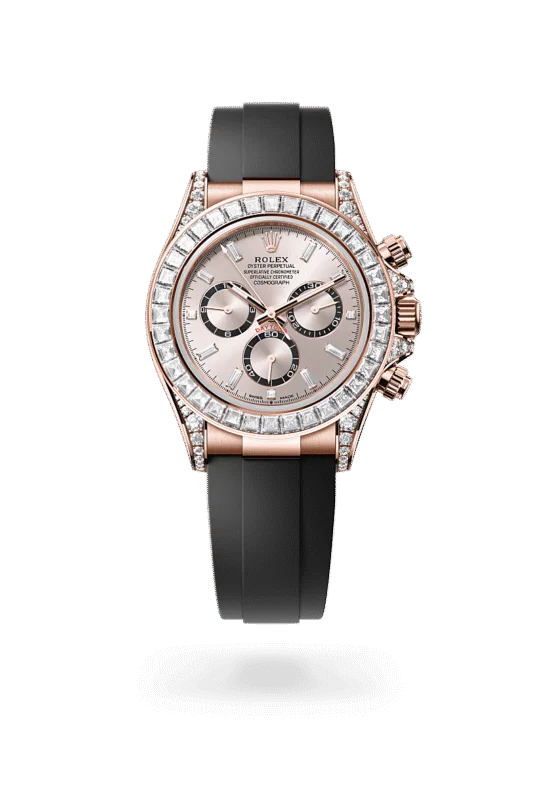 Rolex Cosmograph Daytona Oyster, 40 mm, Everose gold and diamonds