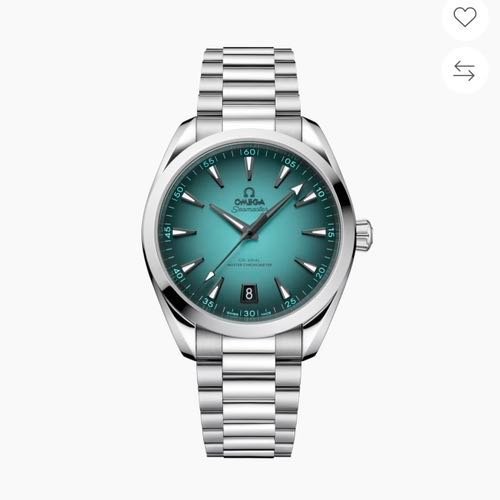 OMEGA SEAMASTER AQUA TERRA 150M TURQUOISE DIAL