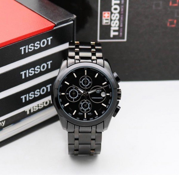 TISSOT 1853 PRIMIUM QUALITY FULL BLACK METAL WATCH