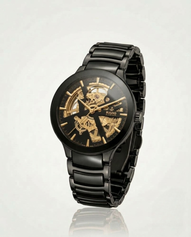 RADO CENTRIX AUTOMATIC BACK OPEN BLACK